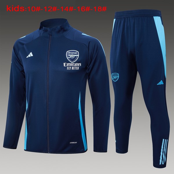 Kinder Trainingsanzug Arsenal 2024-2025 Blau 3